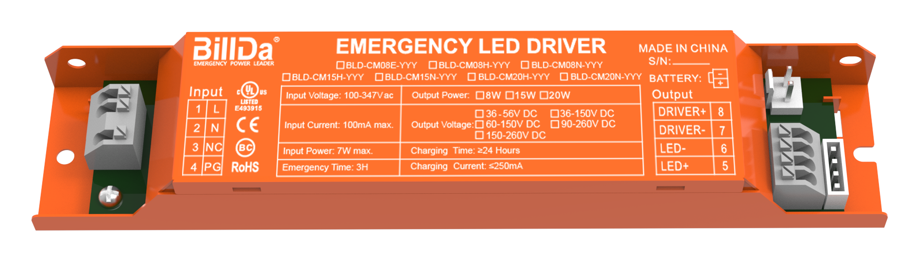 20W 90-260VDC